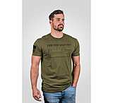 Image of Nine Line Pew Pew Anatomy Short Sleeve Shirt Military Green XL A0BD6445