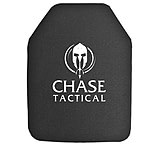Chase Tactical Level IV Rifle Armor Plate, Stand Alone, NIJ 0101.04 2005IR Certified, DEA Compliant, 10x12, Multi Curve, Shooter Cut, 0.75in, 7.2 Lbs, 4sas7-MC-SC-1012