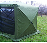 Image of Clam Screen Hub Wind Panels - Green