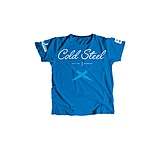 Image of Cold Steel Cross Guard Blue T-Shirt - Women's
