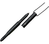 Image of Colt Tactical Pen/Neck Chain, Grooved Black Aluminum