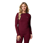 Columbia Midweight Stretch Long Sleeve Top - Women's, Rich Wine, Extra Small, 1639021-624-XS