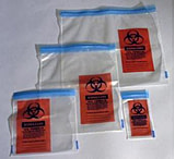 Image of Com-Pac Bitran Liquid-Tight Specimen Bags, Com-Pac 4746-S Bitran Saranex (Series S) Bags, Case of 100