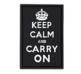 Image of Condor Outdoor Keep Calm and Carry PVC Patch 6Pcs/Pack