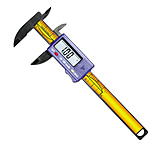 Image of VWR Digital Calipers 3417 Carbon Fiber 10.2 Cm (4") Caliper
