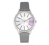 Image of Crayo Gel Leatherette Strap Watch