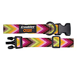 Image of Croakies Dog Collar, Large, Chevron Limefest