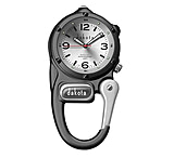 Image of Dakota Watches Dakota Mini Clip Microlight Watch, Black/Silver