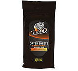 Image of Dead Down Wind Dryer Sheets Black Premium Odor Eliminator Unscented Scent
