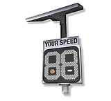 Image of Decatur Electronics OnSite Pole Sign Solar Powered Radar