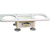 Image of Deep Blue Double Drink Holder W/Center Storage Box