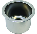 Image of Deep Blue Recessed Stainless Steel Drink Holder