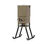 Image of Tenzing Boss Buck Fill Sled Feeder with Diverter Plate and Solar Panel 300lb Motor Freight Only 6A3CC145