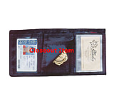 Image of DeSantis Black - Plain - Trifold Badge/ID Wallet R14BJZZZ0