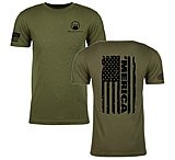 Image of Devil Dog Concepts Black Merica Flag T-Shirt - Mens