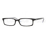 Image of DKNY DY 4582 Eyeglasses Styles: Bordeaux-White-Blue Transp. Frame w/Non-Rx 52 mm Lenses