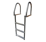 Image of Dock Edge Aluminum 3-Step Eco Flip-Up Dock Ladder