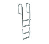 Image of Dock Edge Welded Aluminum Fixed 4 Step Ladder