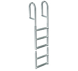 Image of Dock Edge Welded Aluminum Fixed 5 Step Ladder
