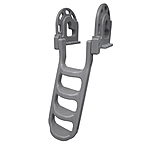 Image of Dock Edge Stand-Off Flip-Up Polyethylene Roto Molded 4-Step Dock Ladder