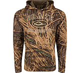 Image of DRAKE MST Performance Logo Fleece-Lined Camo Hoodie - Men's
