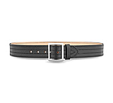 Image of DutyMan 1-3/4inch Plain Leather 4 Row Stitch Garrison Belt With Nickel Buckle DTY-4611-56-9031