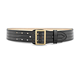 Image of DutyMan 2-1/4inch Hi-gloss Leather Sam Brown 4 Row Stitch Duty Belt With Gold Buckle DTY-4031-42-9002
