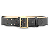 Image of DutyMan 2-1/4inch High-gloss Leather Sam Browne 2-row Stitch Duty Belt With Gold Buckle DTY-1031-36-9002