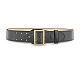 Image of DutyMan 2-1/4inch High-gloss Leather Sam Browne 2-row Stitch Duty Belt With Gold Buckle DTY-1031-40-9002