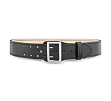 Image of DutyMan 2-1/4inch Plain Leather Sam Browne 2-row Stitch Duty Belt With Solid Brass Nickel Buckle DTY-1011-52-9071