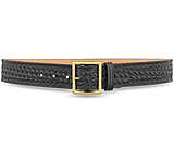 Image of DutyMan 1-3/4inch Basketweave Leather Garrison Belt With Gold Buckle DTY-1621-48-9032