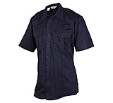 Image of Elbeco Heroshield 100% Cotton Men's Bravo Short Sleeve Shirt ELB-SM2001NV+L-T