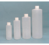 Image of EP Scientific Cylinder Bottles with Caps, High-Density Polyethylene, EP Scientific Products 151-500W Level 1, Case of 24