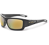 ESS Craftsman Credence Sunglasses, Carbon Gray Frame, Mirrored Brass Lens, Medium/Large, EE9015-19