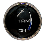 Image of Faria Beede Instruments Chesapeake Black 2" Trim Gauge Mercury / Mariner / Mercruiser / Volvo DP / Yamaha-2001 and newer