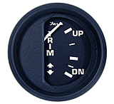 Image of Faria Beede Instruments Euro Black 2" Trim Gauge Mercury / Mariner / Mercruiser / Volvo DP / Yamaha-2001 and newer