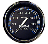 Image of Faria Beede Instruments Chesapeake Black SS 4" Tachometer