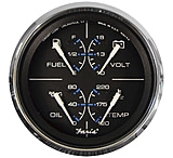 Image of Faria Beede Instruments Chesapeake Black w/SS Bezel 4&quot; Multifunction