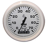 Image of Faria Beede Instruments Dress White 4" Tachometer w/Systemcheck Indicator
