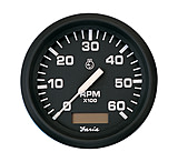 Image of Faria Beede Instruments Euro Black 4" Tachometer w/Hourmeter