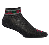 Image of Farm To Feet Ballston Spa 1/4 Crew Striped Hiker Sock - Mens