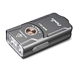 Image of Fenix E03R V2, Flashlight, White and Red LED, 500 Lumens, 2.07 Long, Anodized Finish, Gray, Built-in 400 mAh Battery, Includes USB Type-C Charging Cable