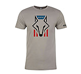 Image of Foxpro FHFGL Foxhead Flag Gray Cotton/Polyester Short Sleeve Large