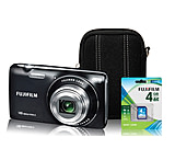 Image of Fuji FinePix JZ250 8x Digital Camera - Bundle with Case, Batteries, 4GB Card