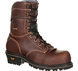 Image of Georgia Boot AMP LT Logger Waterproof 9 inch Work Boot w/Composite Toe - Men's