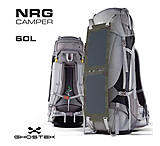 Image of GHOSTEK NRG Camper Backpack w/ Solar Panel, 60L, Gray