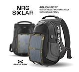 Image of GHOSTEK NRG Solar Backpack, Black