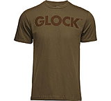 Image of Glock AP96201 Caliber Tee Coyote Ringspun Cotton Short Sleeve Medium