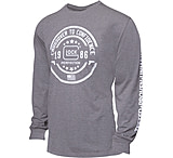 Image of Glock Crossover Long Sleeve T-shirt Grey 3xl