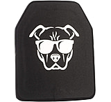 Guard Dog Body Armor Level III UHMWPE Ceramic Plate, 10x12, Black, 10x12, UHMWPE-III-PLATE